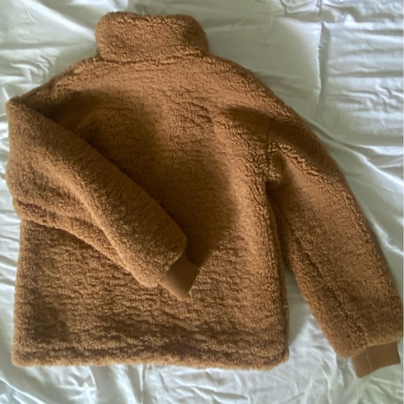 Levi Strauss Teddybear fleece jacket! Camel colour. Size xs- oversized! - Picture 2 of 3